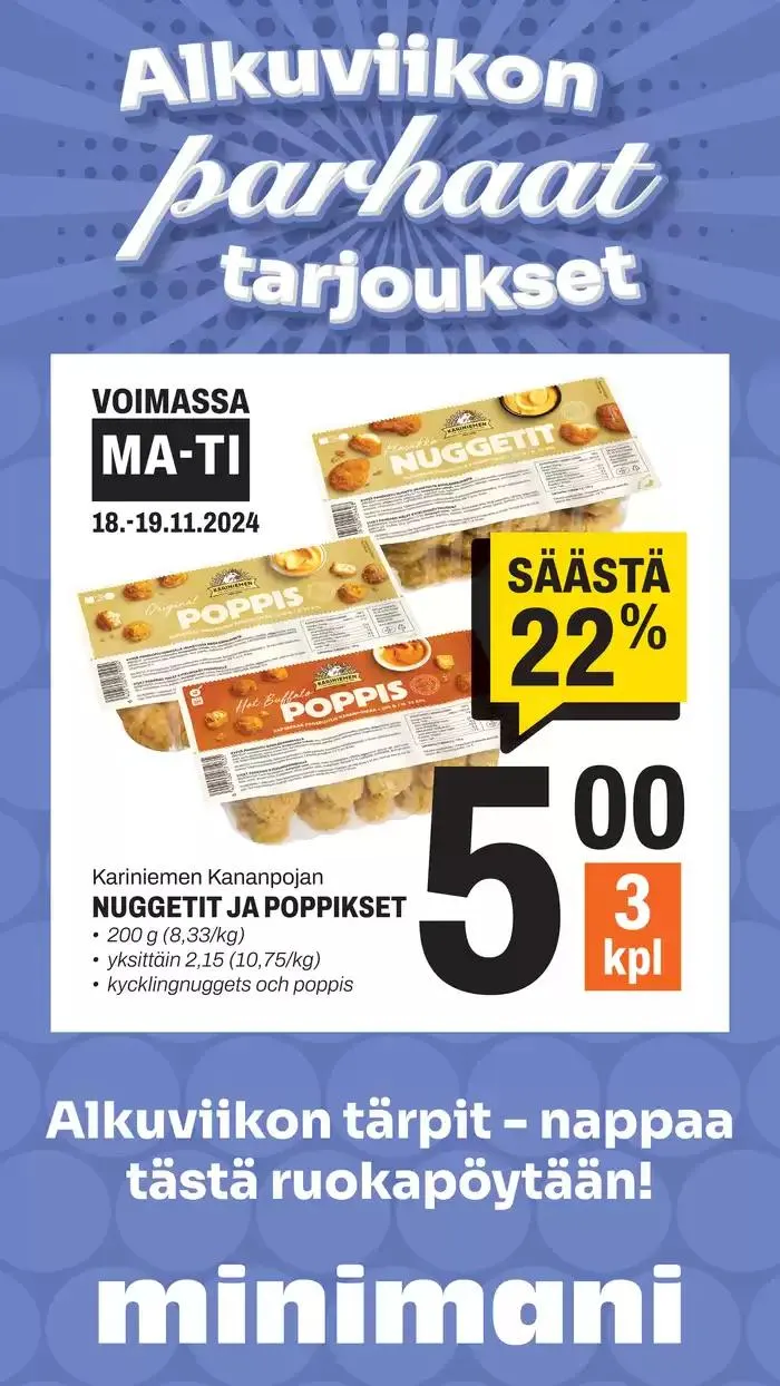 Erikoistarjoukset sinulle voimassa alkaen 18. marraskuuta - 2. joulukuuta 2024 - Tarjouslehti sivu 2