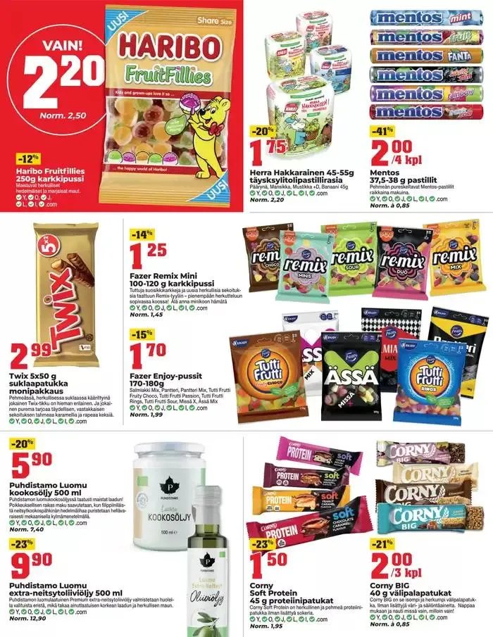 Alennukset ja kampanjat voimassa alkaen 8. tammikuuta - 15. tammikuuta 2025 - Tarjouslehti sivu 7