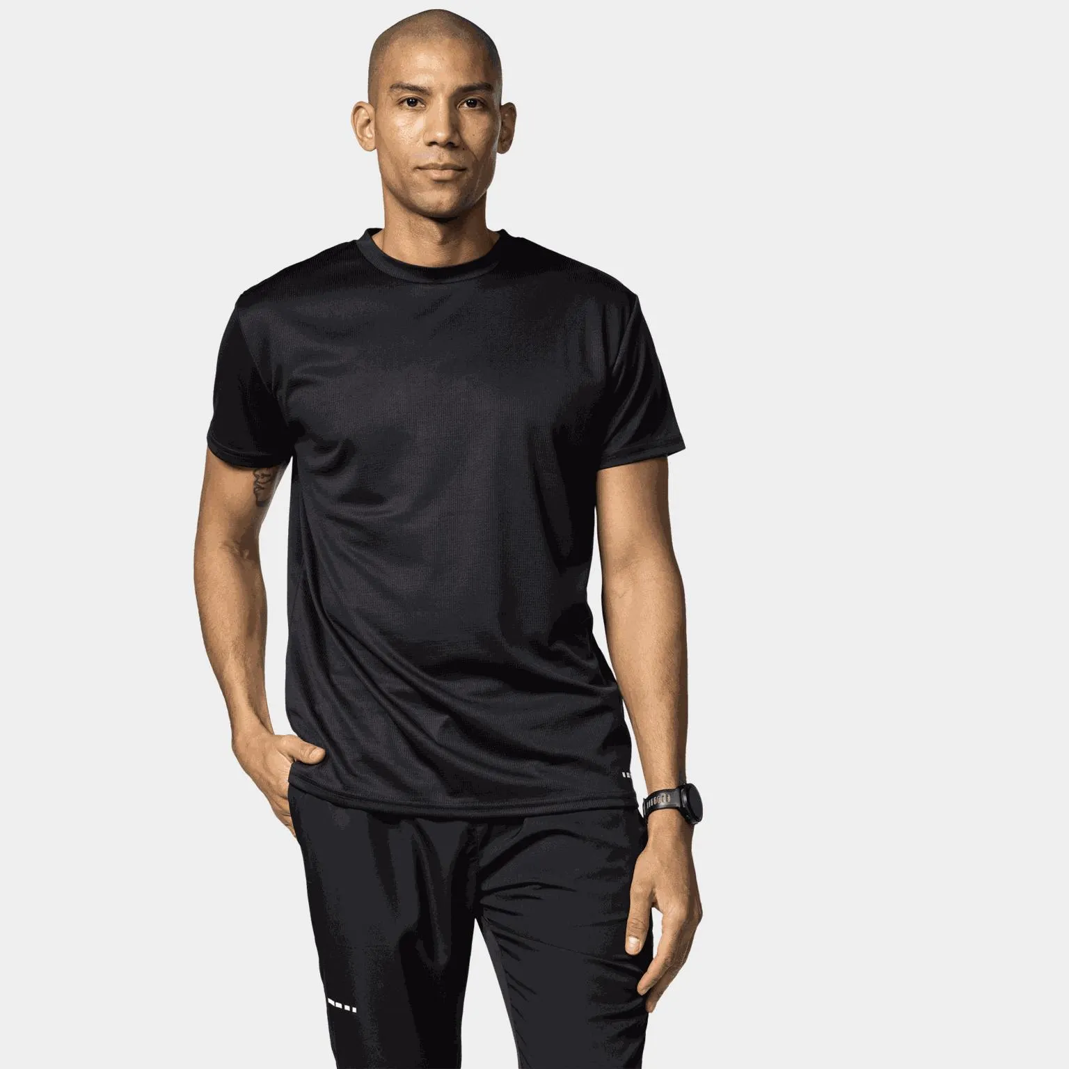 Active T-Shirt, miesten t-paita - Musta