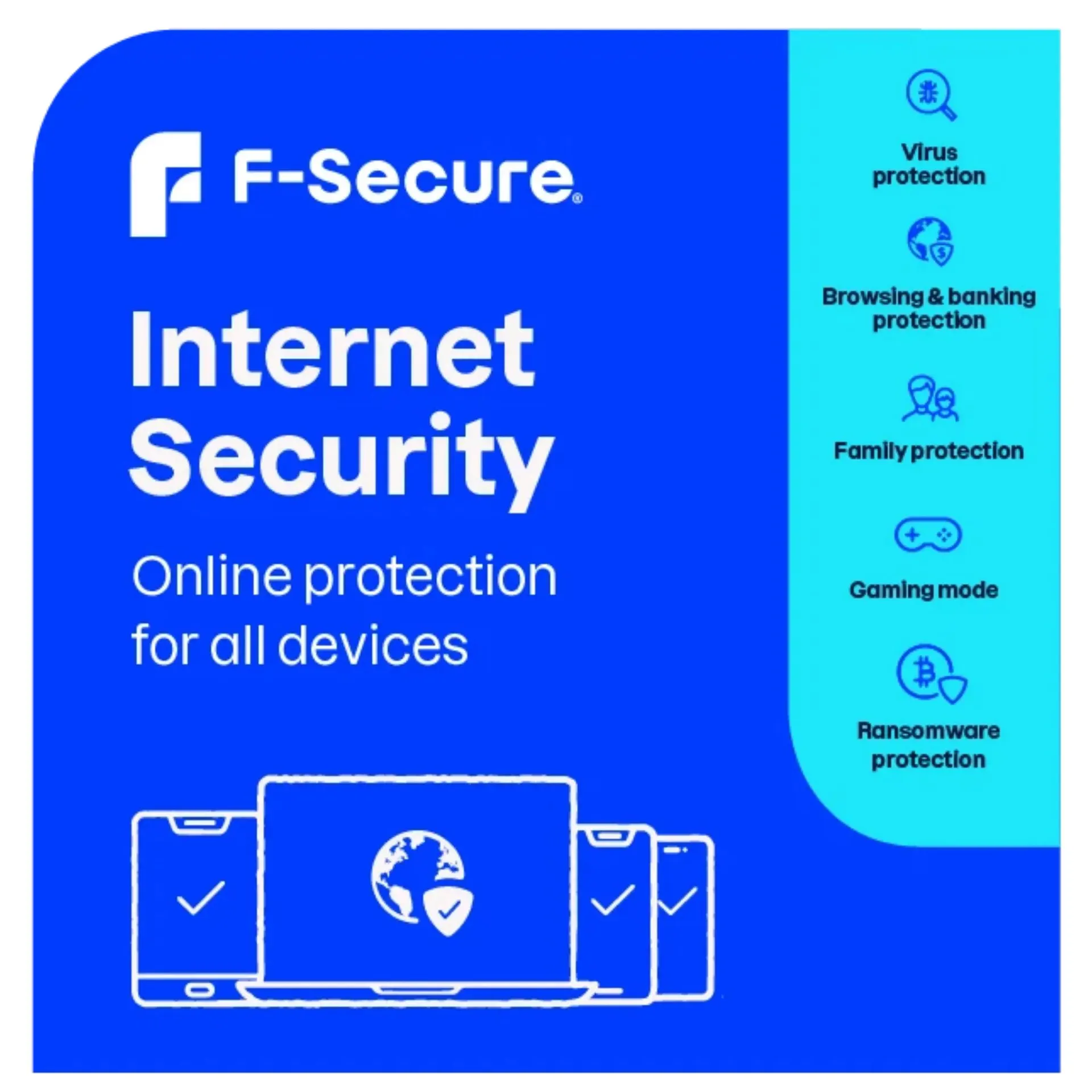 F-Secure lisenssi 3 vuotta 5 pc