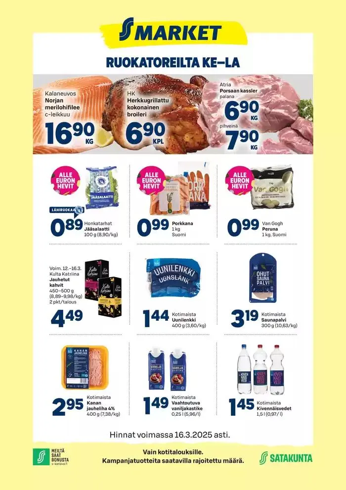 S-market Kokemäki, Harjavalta, Tikkula ja Herkku - 1