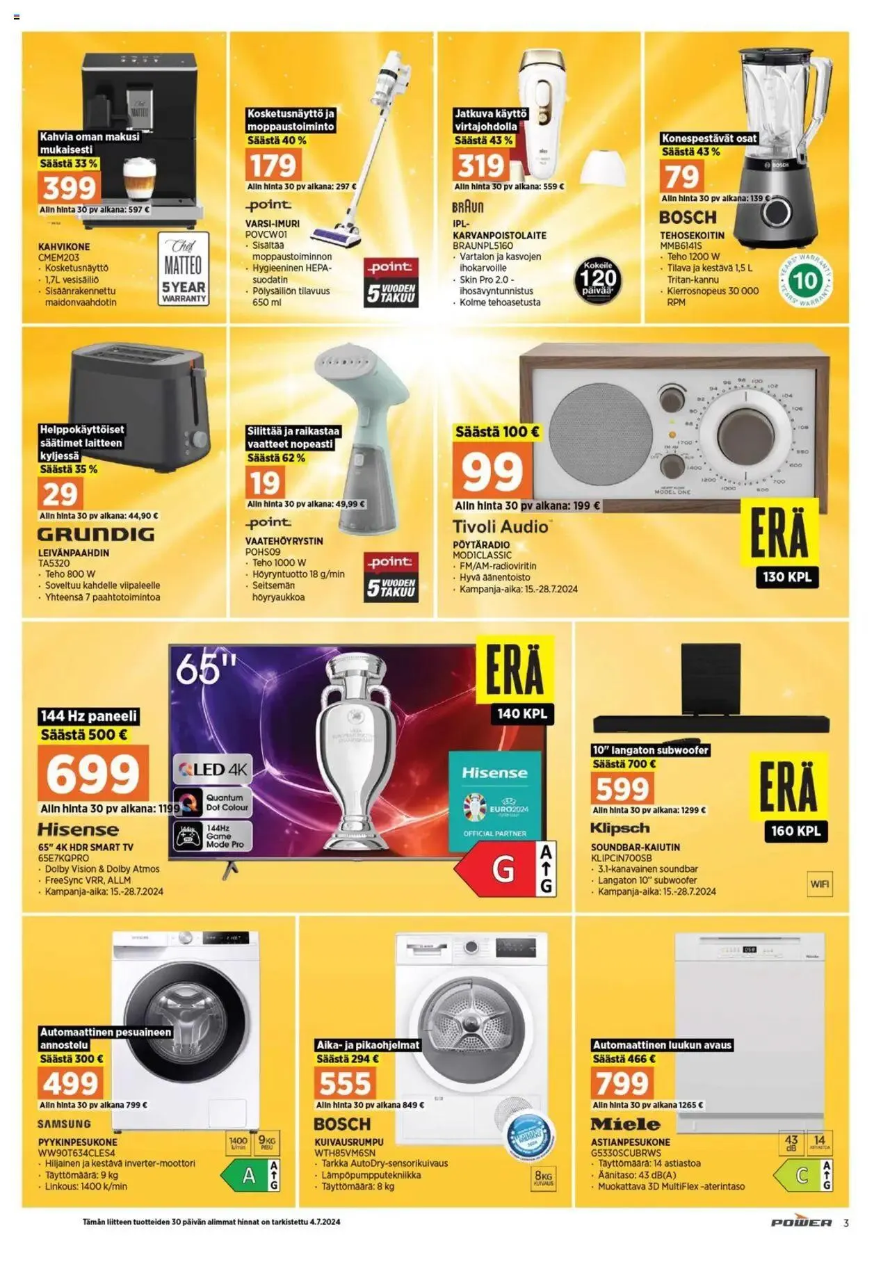 Power tarjoukset voimassa alkaen 15. heinäkuuta - 21. heinäkuuta 2024 - Tarjouslehti sivu 3