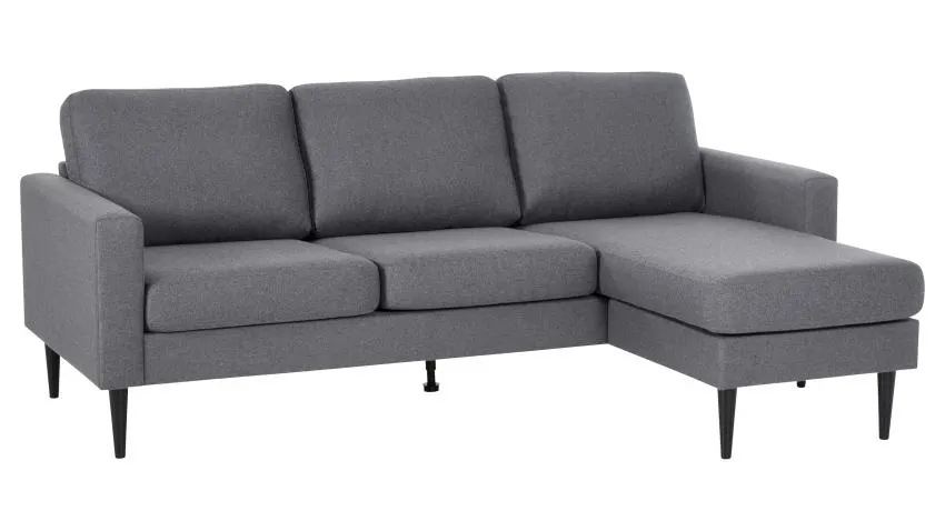 LINK-divaanisohva Malmö-kangas, tummanharmaa