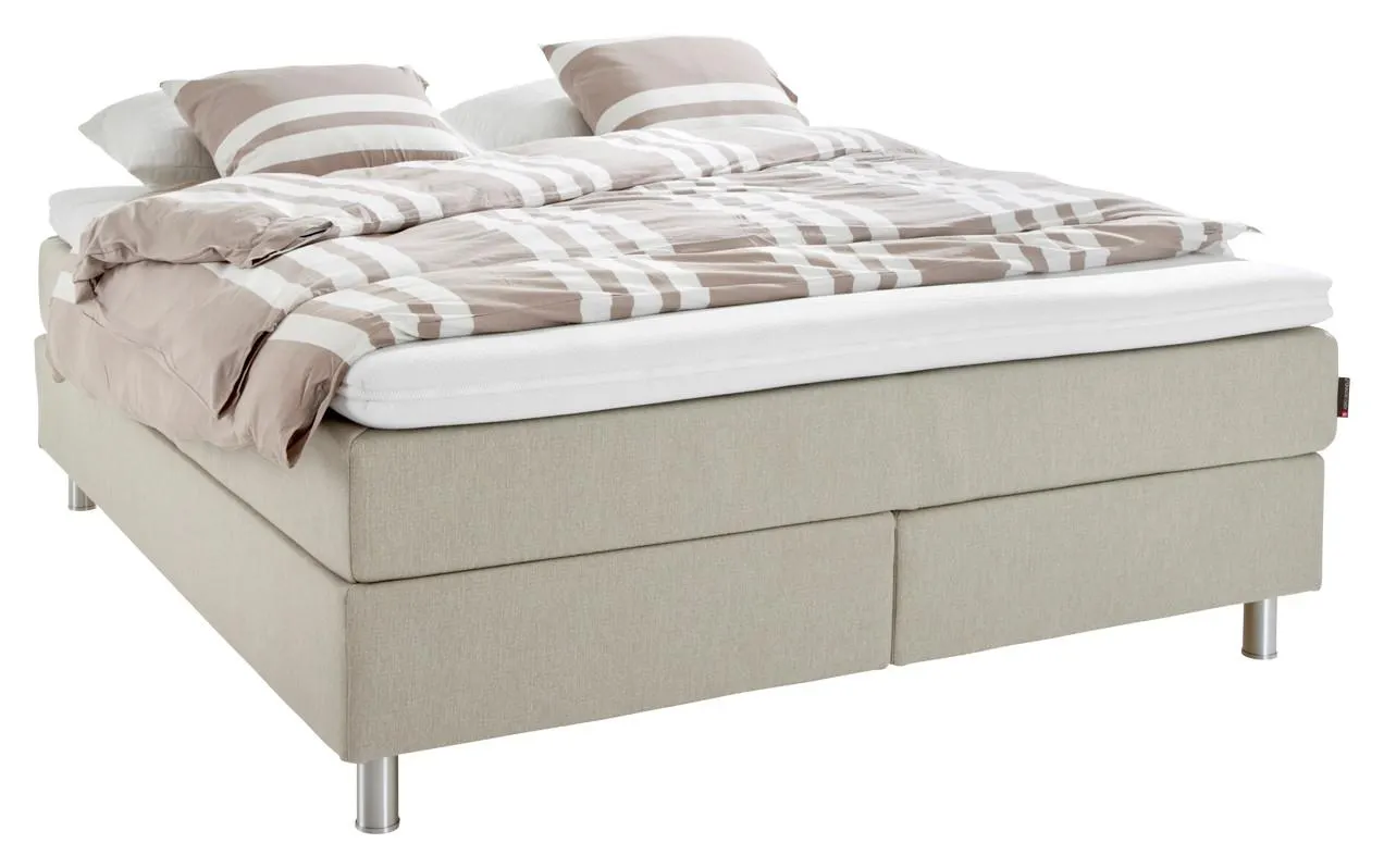 Asko Bonnell AIRFLOW-jenkkisänky 160 x 200 cm, Beige, ilman sijauspatjaa ja jalkasarjaa (beige)