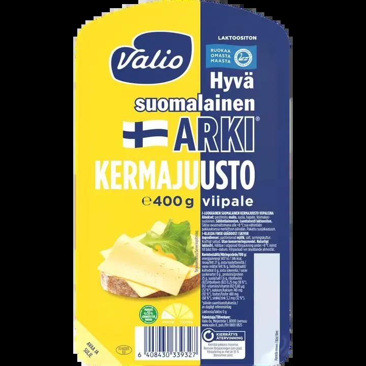Valio Hyvä suomalainen Arki® kermajuustoviipale e400 g