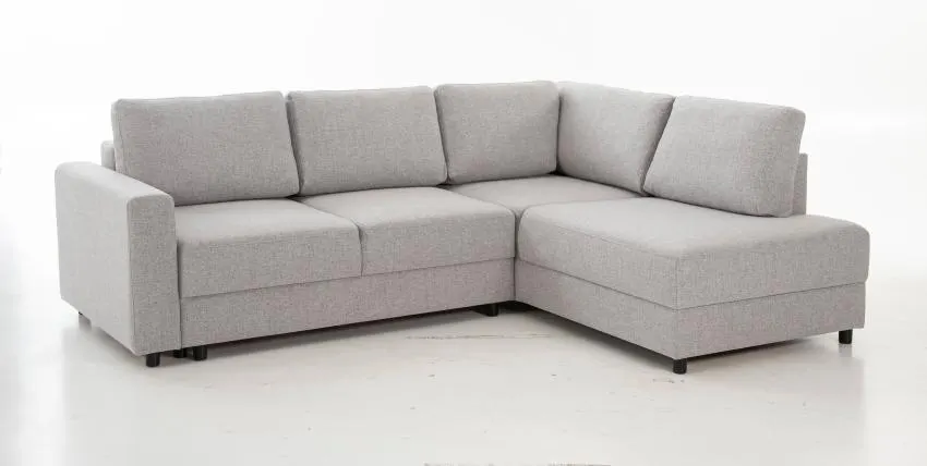 SCOTT-kulmavuodesohva Neve-kangas, kitti, kätisyys: oikea