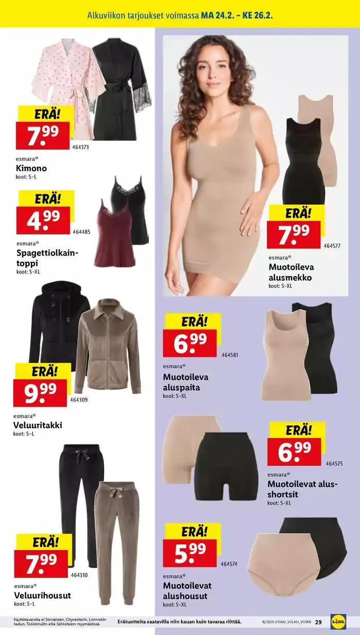 Huippudiilit ja alennukset voimassa alkaen 17. helmikuuta - 26. helmikuuta 2025 - Tarjouslehti sivu 31