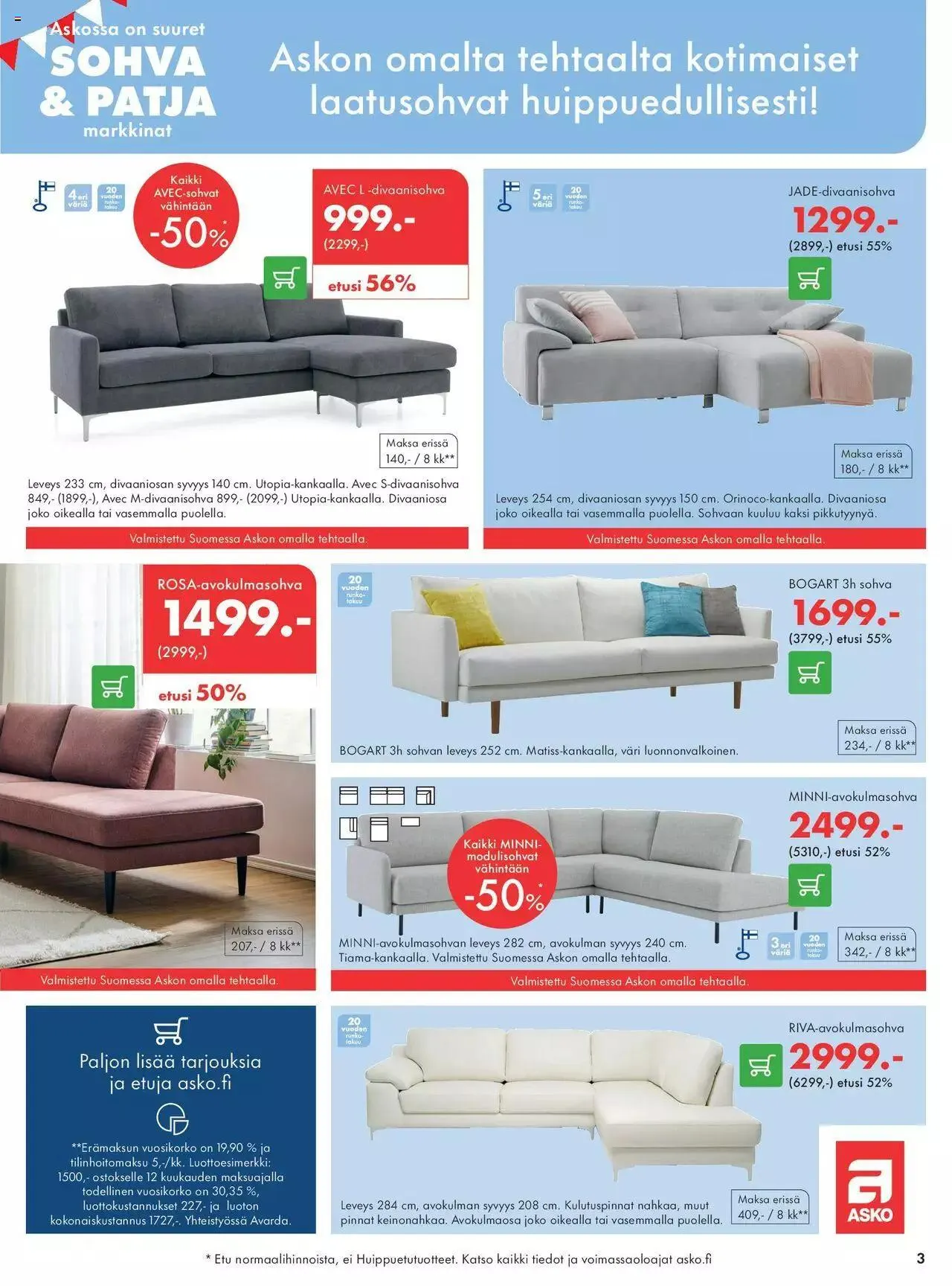 Asko tarjoukset voimassa alkaen 17. heinäkuuta - 31. joulukuuta 2023 - Tarjouslehti sivu 3