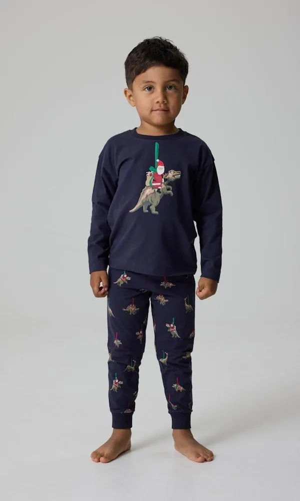 Kaksiosainen pyjama, jouluaiheinen