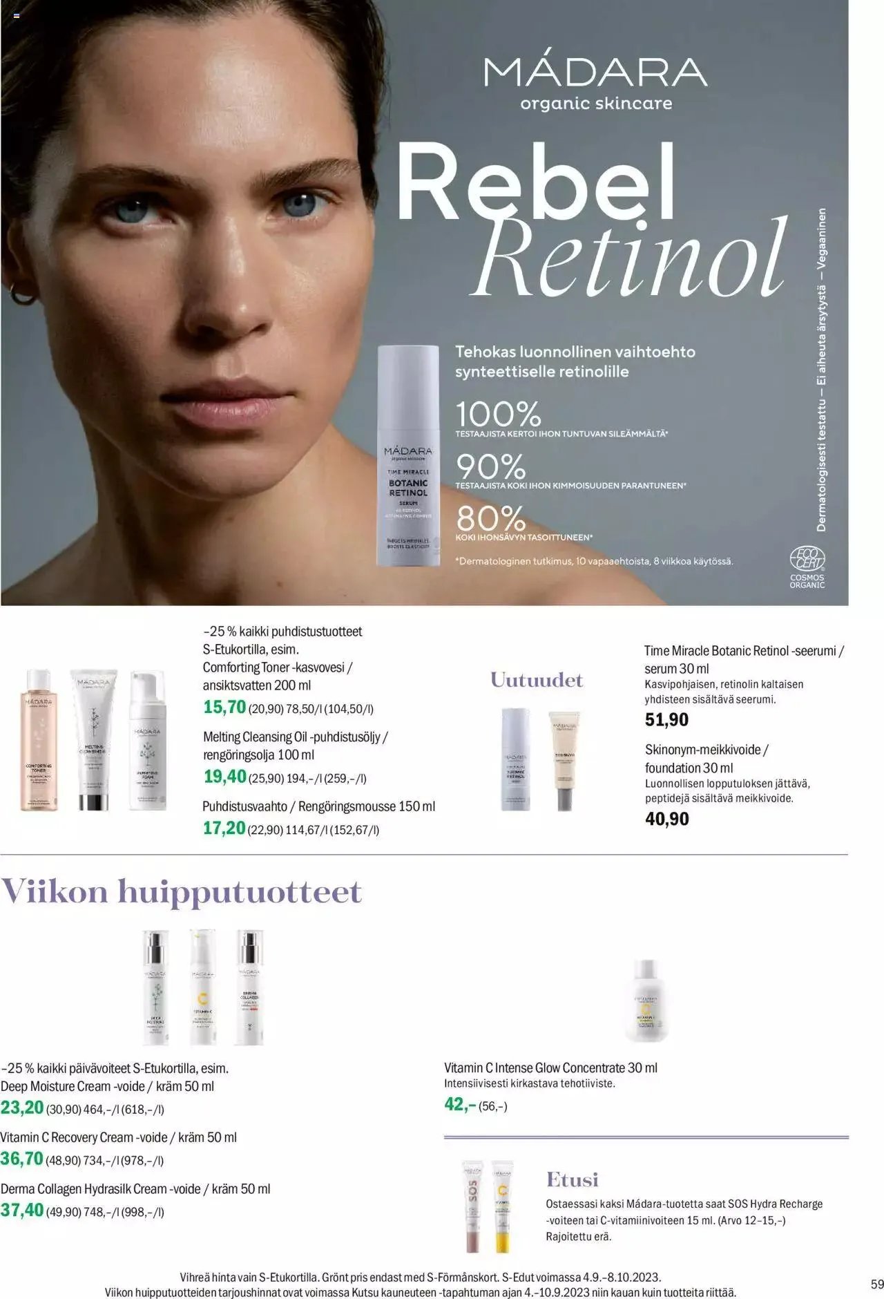 Sokos tarjoukset voimassa alkaen 4. syyskuuta - 8. lokakuuta 2023 - Tarjouslehti sivu 59