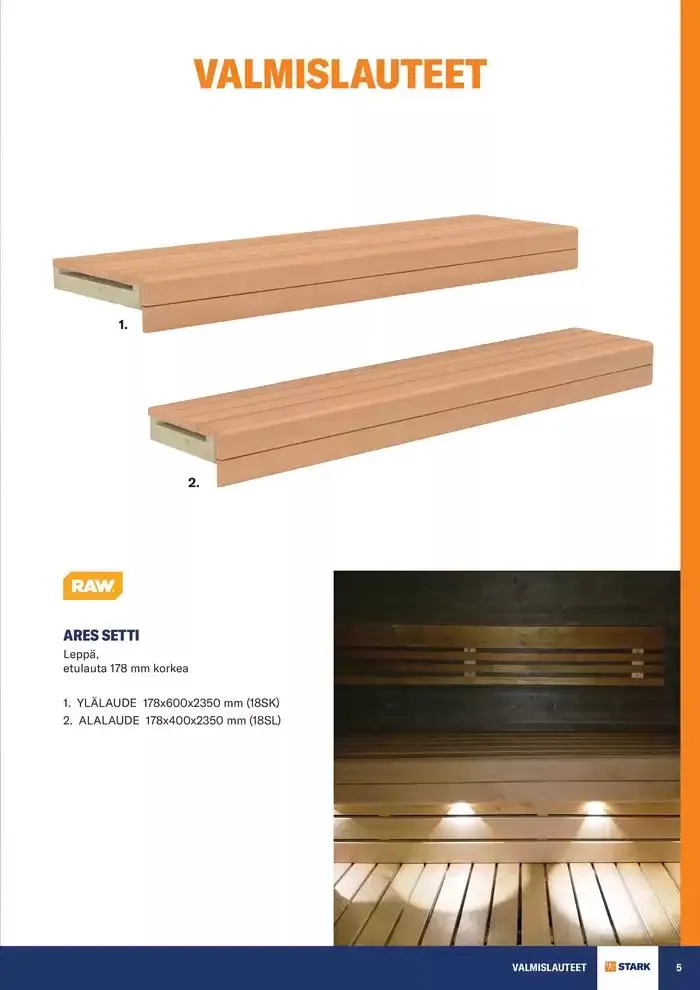 Sauna voimassa alkaen 19. marraskuuta - 31. joulukuuta 2024 - Tarjouslehti sivu 5