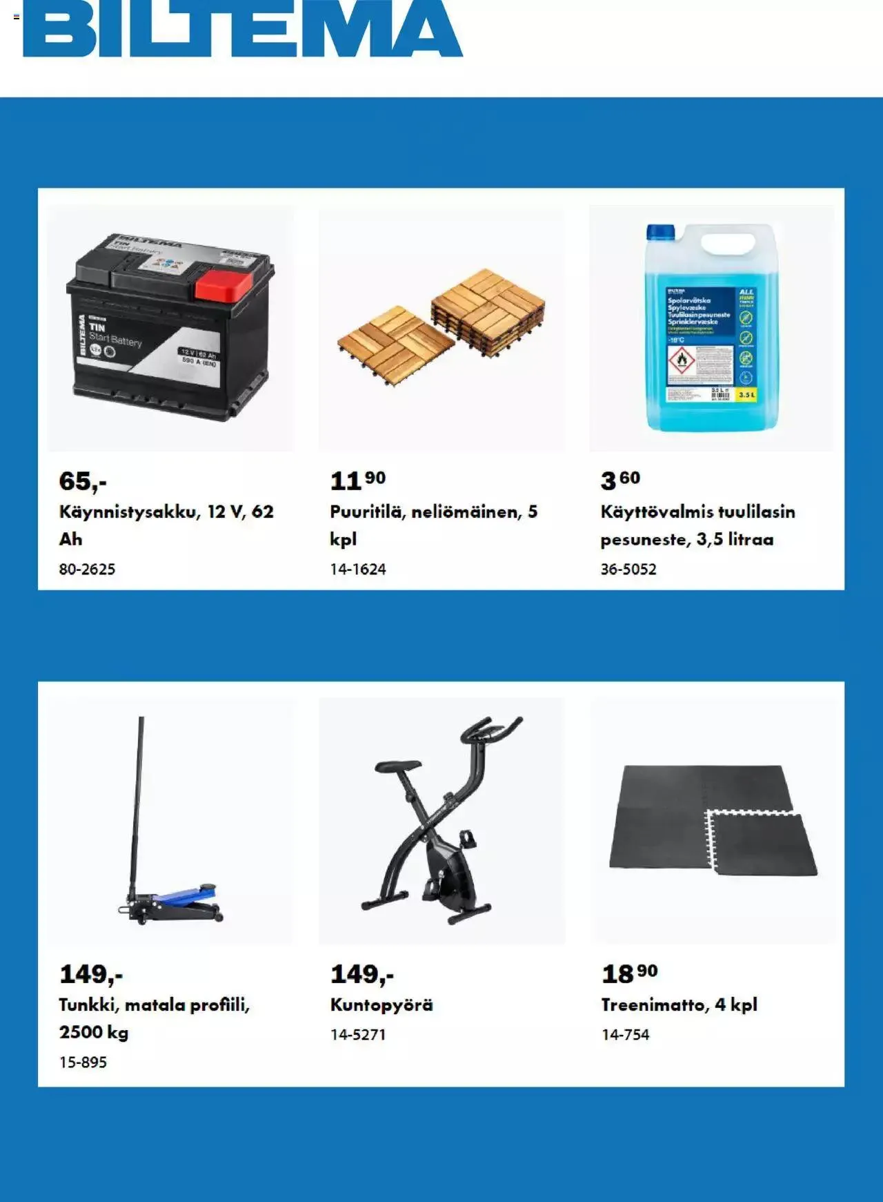Biltema tarjoukset voimassa alkaen 21. toukokuuta - 31. joulukuuta 2024 - Tarjouslehti sivu 4