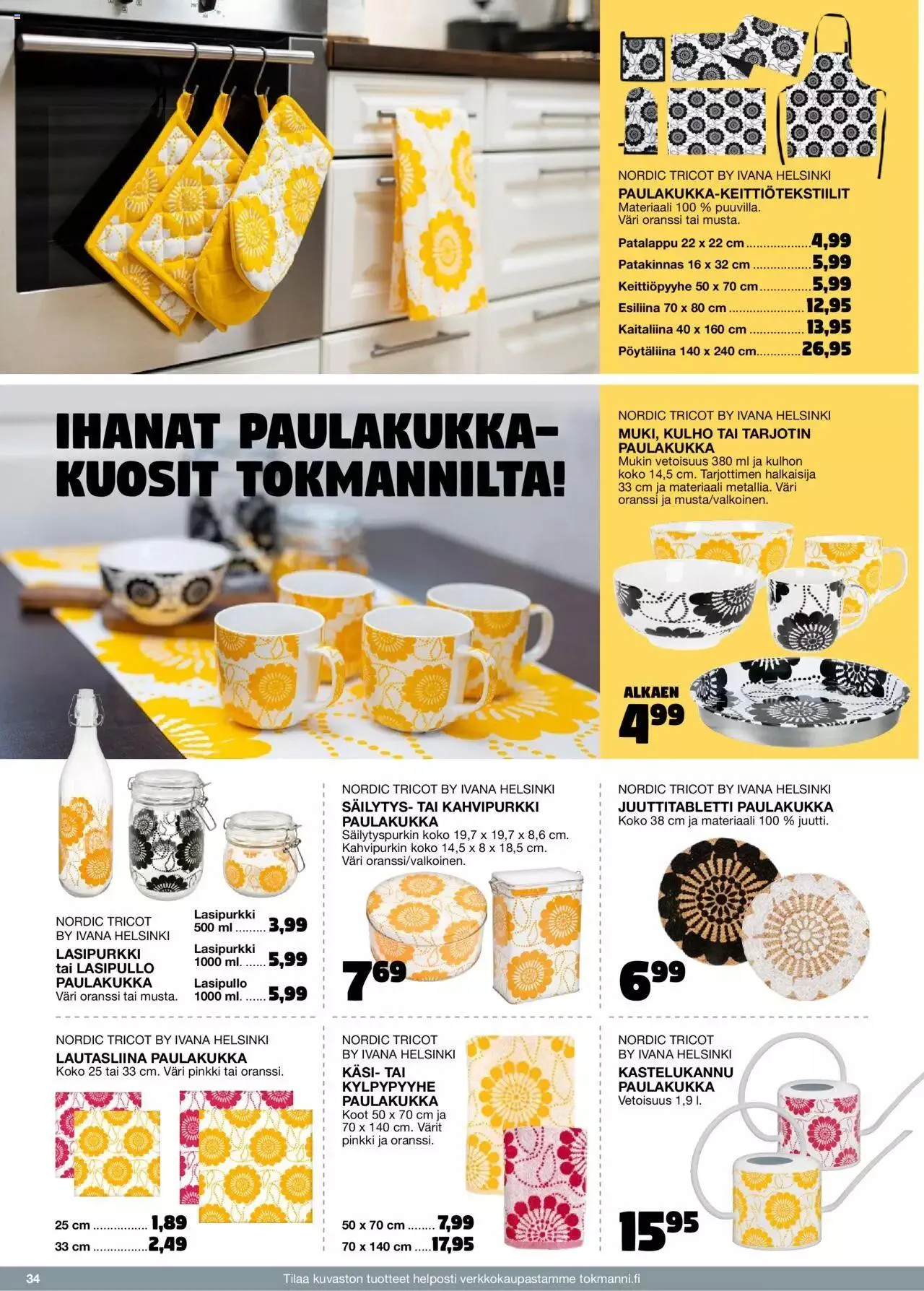 Tokmanni - Kesä 2023 voimassa alkaen 17. huhtikuuta - 31. joulukuuta 2023 - Tarjouslehti sivu 34