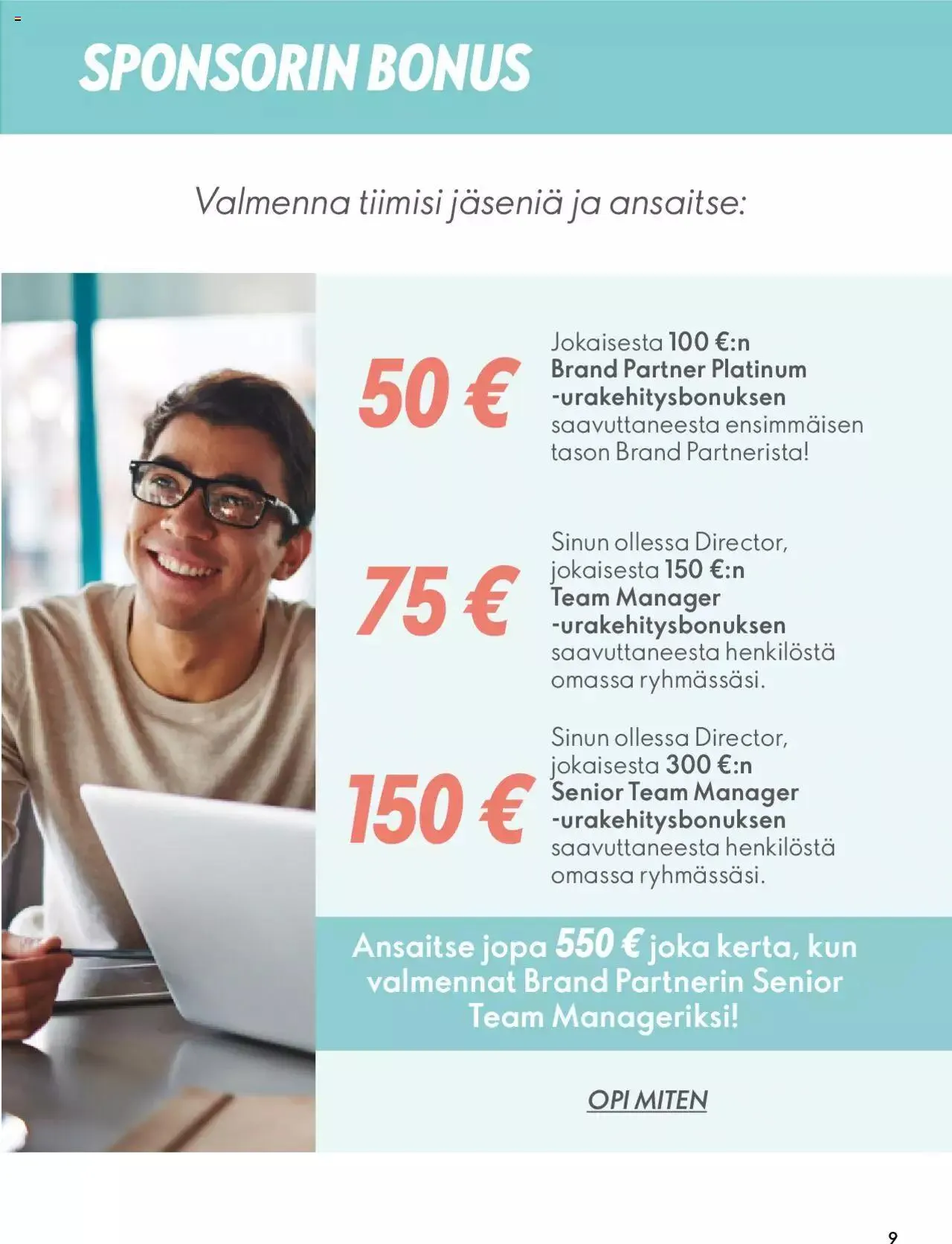 Oriflame Täydellinen Startti voimassa alkaen 28. elokuuta - 31. joulukuuta 2023 - Tarjouslehti sivu 9