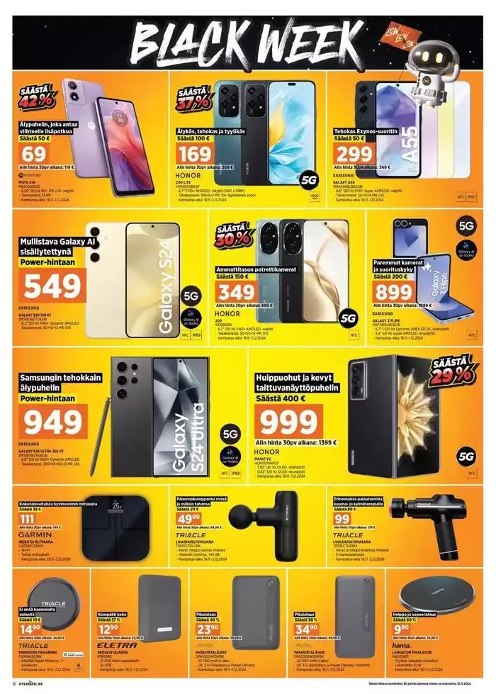 Power tarjoukset voimassa alkaen 21. marraskuuta - 19. tammikuuta 2025 - Tarjouslehti sivu 16