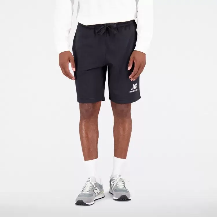 NB Essentials Stacked Logo Fleece Short M
