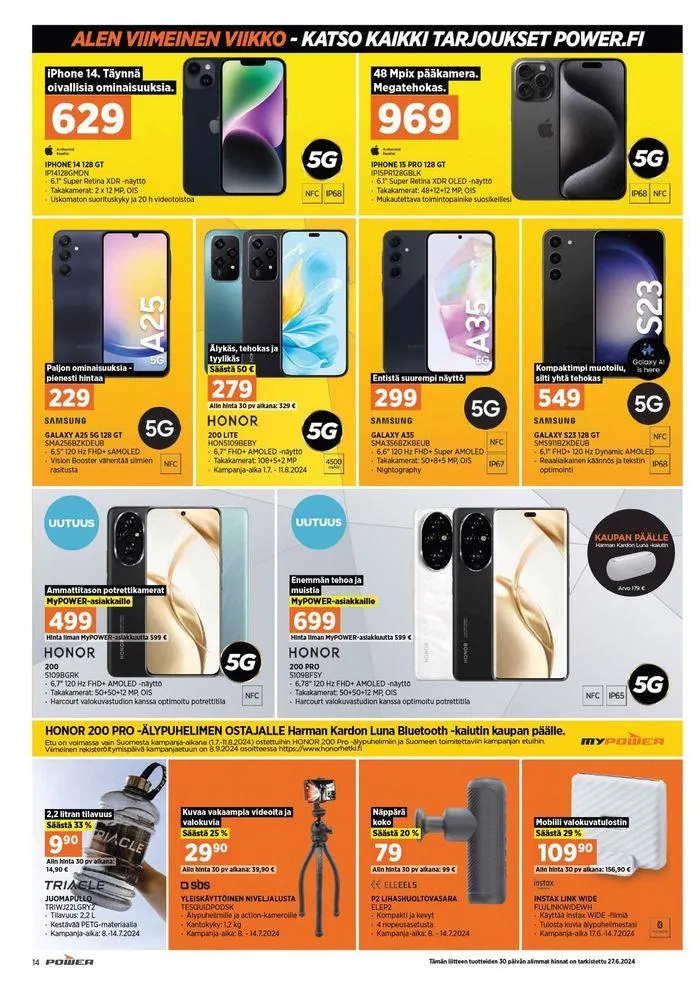 Ale! voimassa alkaen 8. heinäkuuta - 14. heinäkuuta 2024 - Tarjouslehti sivu 18