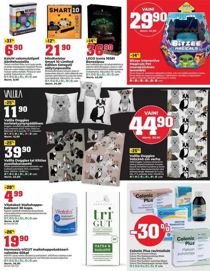 Alennukset ja kampanjat voimassa alkaen 8. tammikuuta - 15. tammikuuta 2025 - Tarjouslehti sivu 9