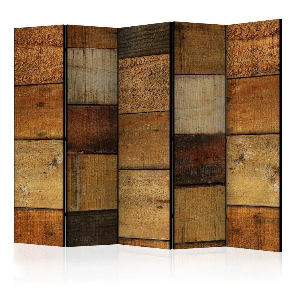 Sermi - Wooden Textures II [Room Dividers], 225x172 cm