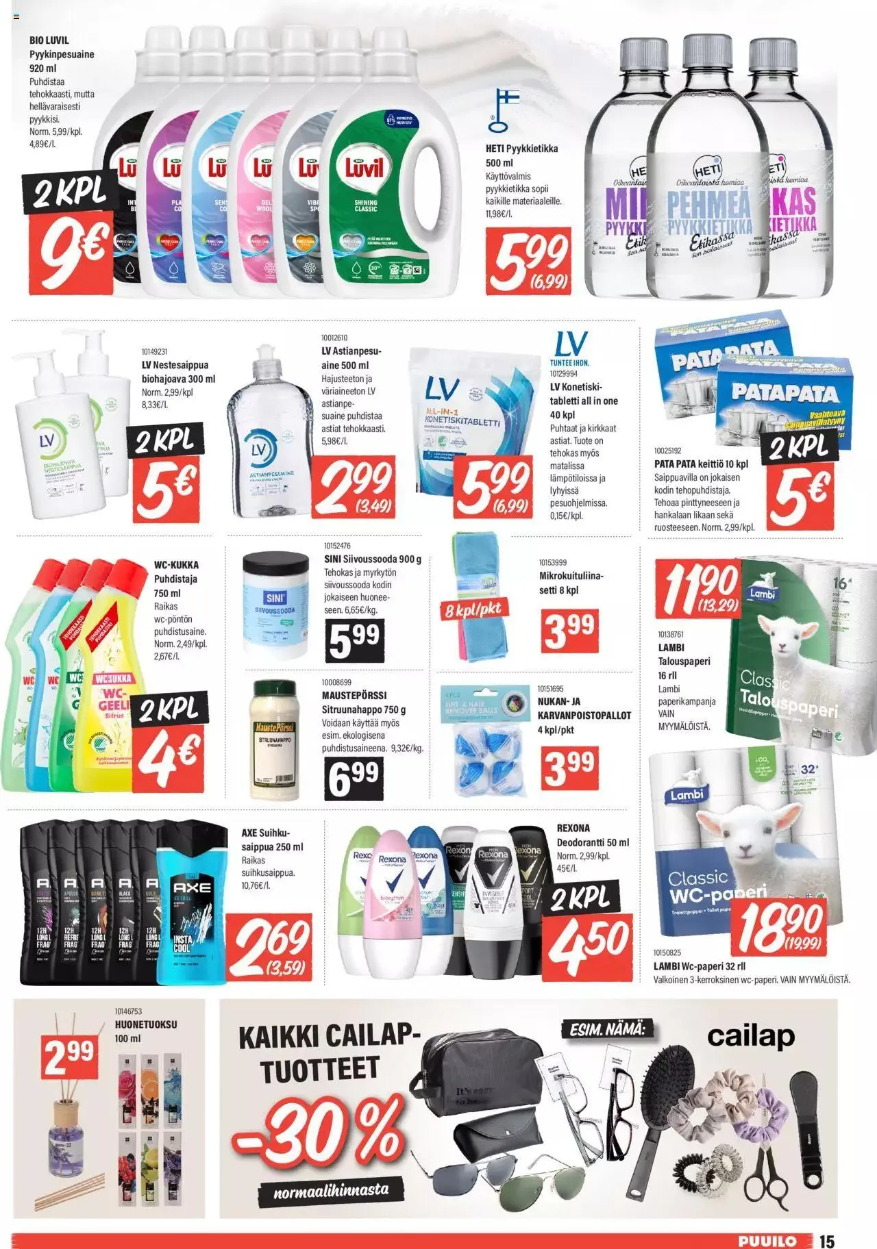 Puuilo tarjoukset voimassa alkaen 18. syyskuuta - 1. lokakuuta 2023 - Tarjouslehti sivu 15