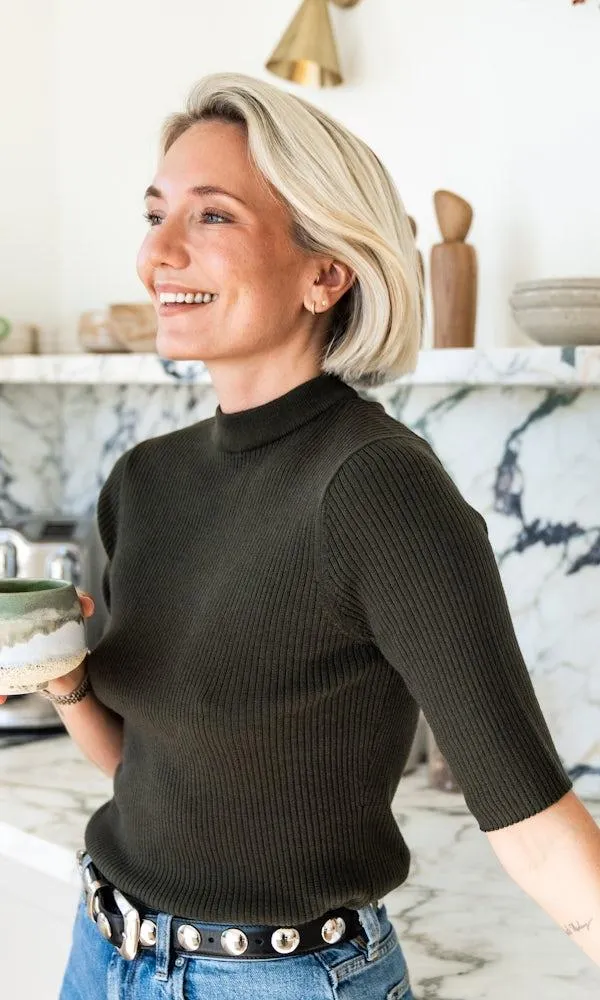 Merinovilla t-paita ribbikangasta