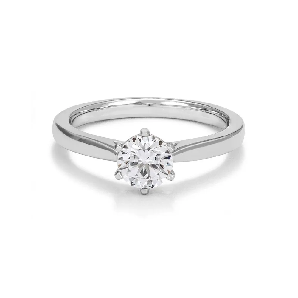 Fenia Polaris laboratoriotimantti- sormus 0,75ct valkokulta