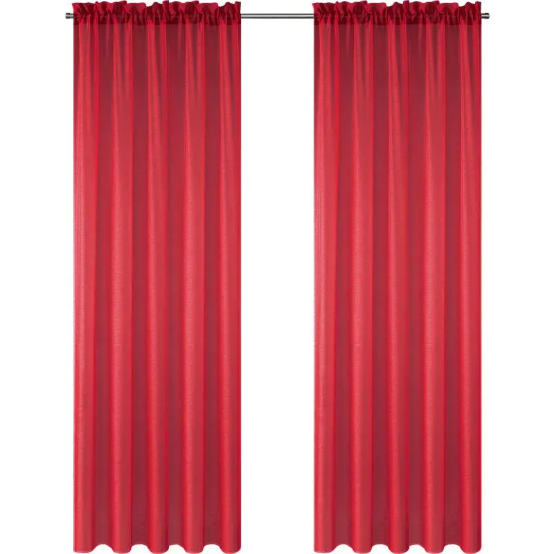 Verho Kotikulta 2 kpl 135 x 220 cm Tuuli punainen