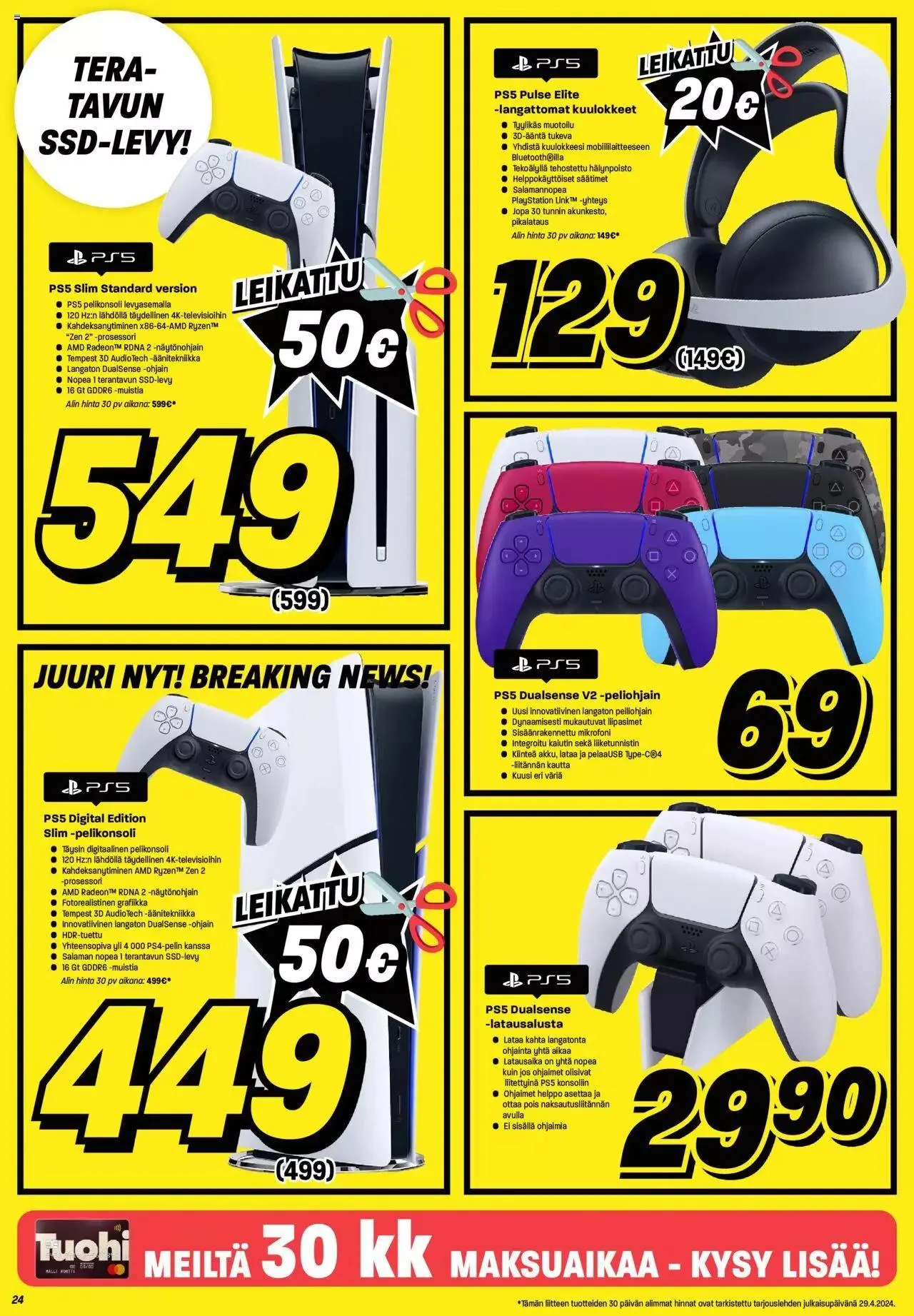 Veikon Kone tarjoukset voimassa alkaen 29. huhtikuuta - 5. toukokuuta 2024 - Tarjouslehti sivu 24