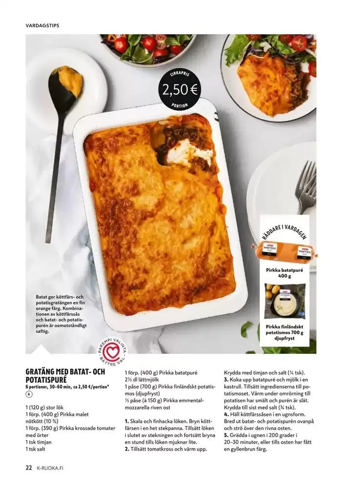 K-mat 1/2025 voimassa alkaen 5. helmikuuta - 19. helmikuuta 2025 - Tarjouslehti sivu 22