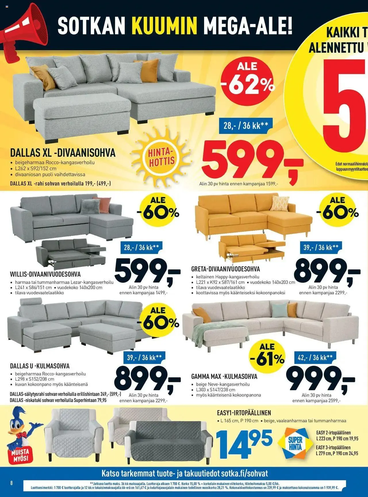 Sotka tarjoukset voimassa alkaen 17. heinäkuuta - 31. joulukuuta 2024 - Tarjouslehti sivu 8