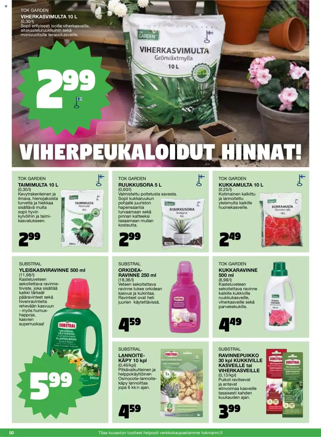 Tokmanni - Kesä 2024 voimassa alkaen 1. huhtikuuta - 31. joulukuuta 2024 - Tarjouslehti sivu 50