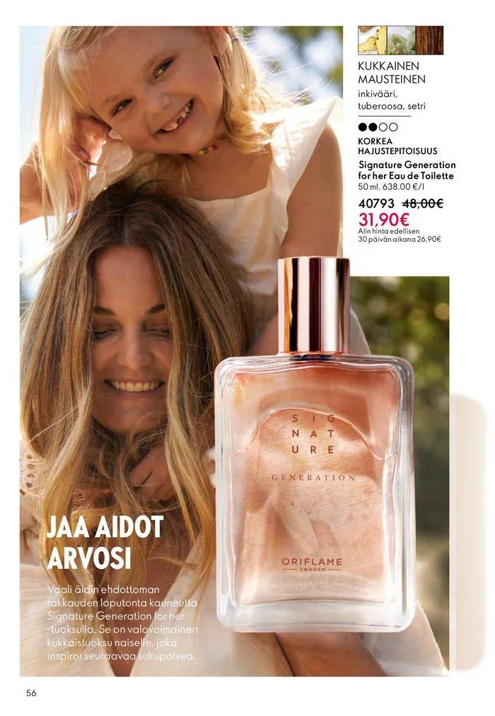Oriflame tarjoukset voimassa alkaen 22. elokuuta - 5. syyskuuta 2024 - Tarjouslehti sivu 56