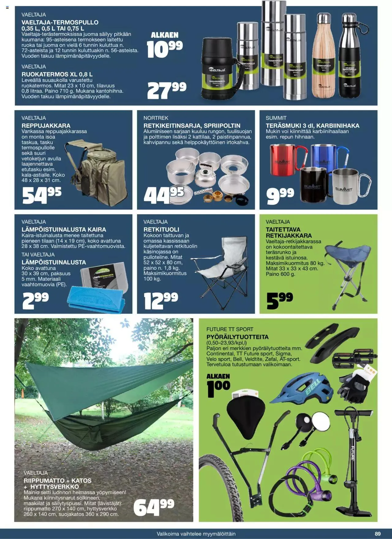 Tokmanni - Kesä 2023 voimassa alkaen 17. huhtikuuta - 31. joulukuuta 2023 - Tarjouslehti sivu 89