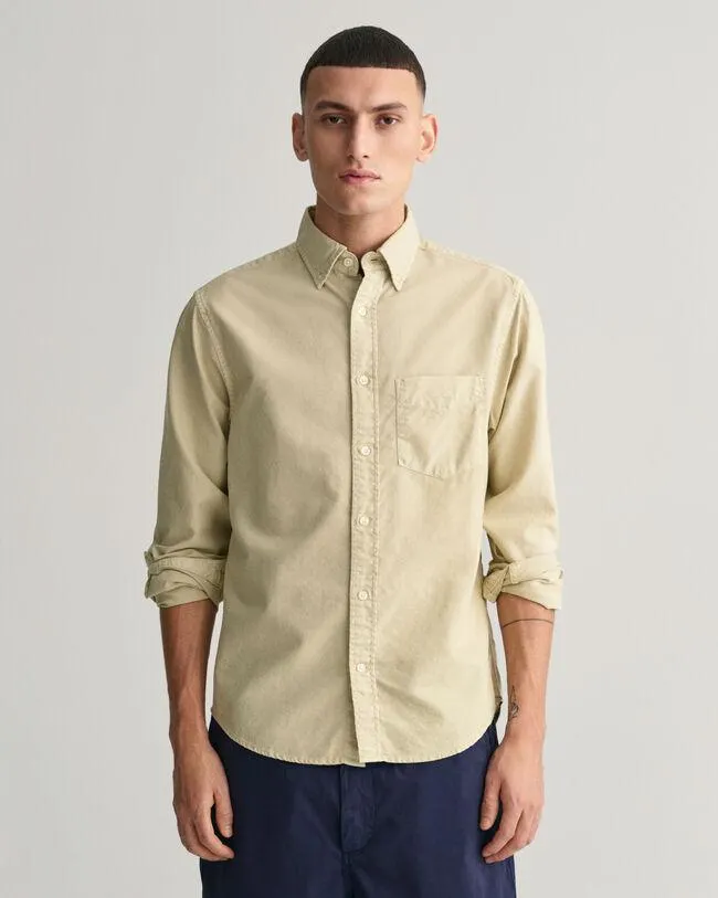 Regular fit ‑mitoitettu Sunfaded Archive -oxford-paita