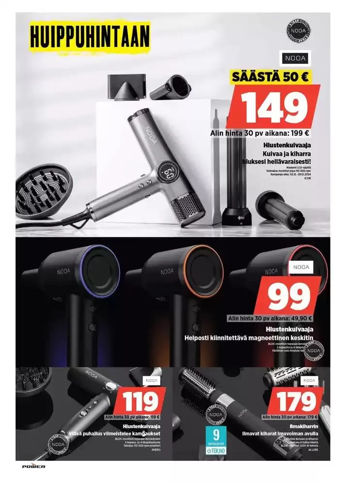 Power tarjoukset voimassa alkaen 16. joulukuuta - 5. tammikuuta 2025 - Tarjouslehti sivu 11