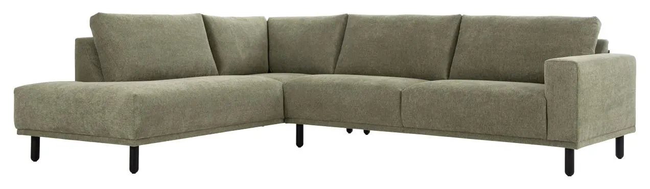 Neiser SANDERS-avokulmasohva Mito-kangas, Vihreä, vasenkätinen