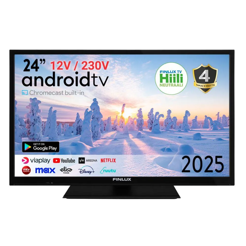 Finlux 24" M7 Android Smart TV 12 V / 230 V