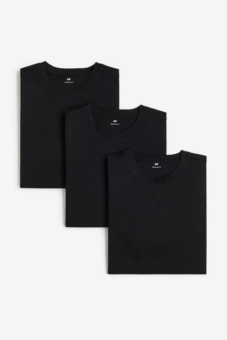 3-pack Regular Fit T-shirts