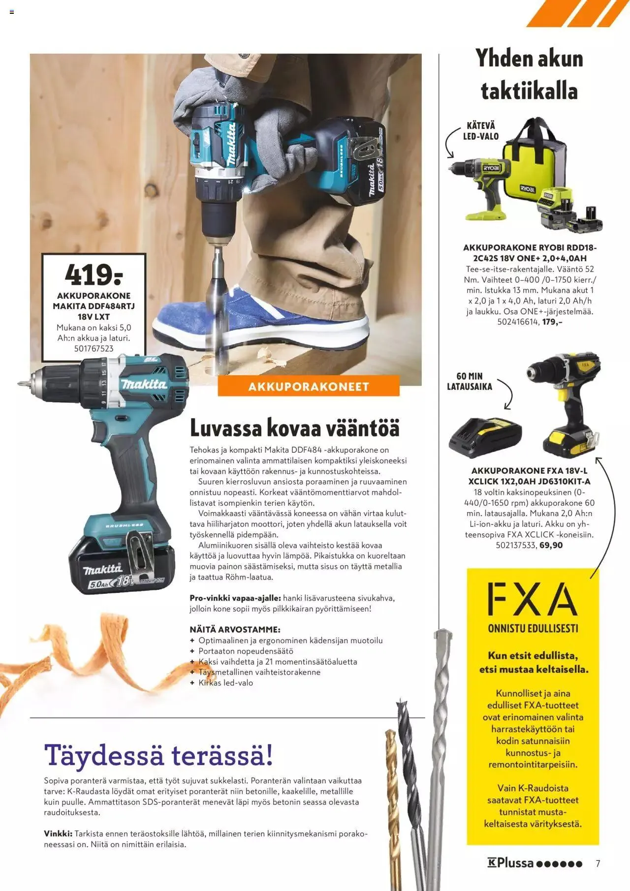 K-Rauta tarjoukset - Pakissa voimassa alkaen 1. elokuuta - 30. syyskuuta 2023 - Tarjouslehti sivu 7