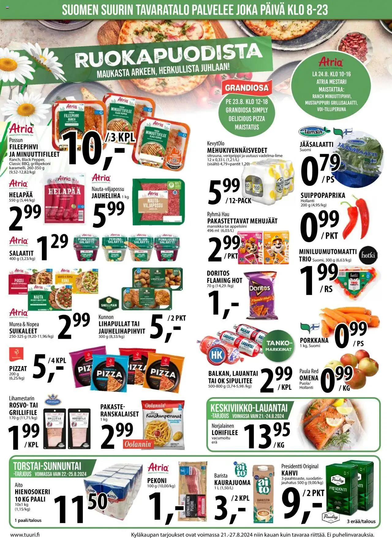 Tuuri tarjoukset voimassa alkaen 21. elokuuta - 27. elokuuta 2024 - Tarjouslehti sivu 6