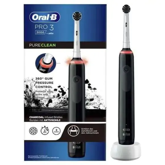 Oral-B sähköhammasharja Pro 3 Cross Action musta PRO300