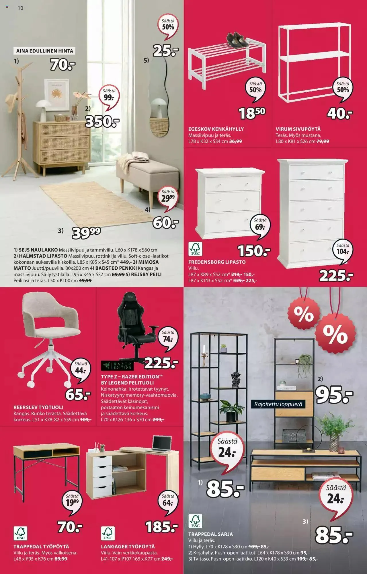 JYSK tarjoukset voimassa alkaen 1. heinäkuuta - 31. joulukuuta 2024 - Tarjouslehti sivu 10