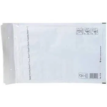 Kuplapussi 216x340 valkoinen