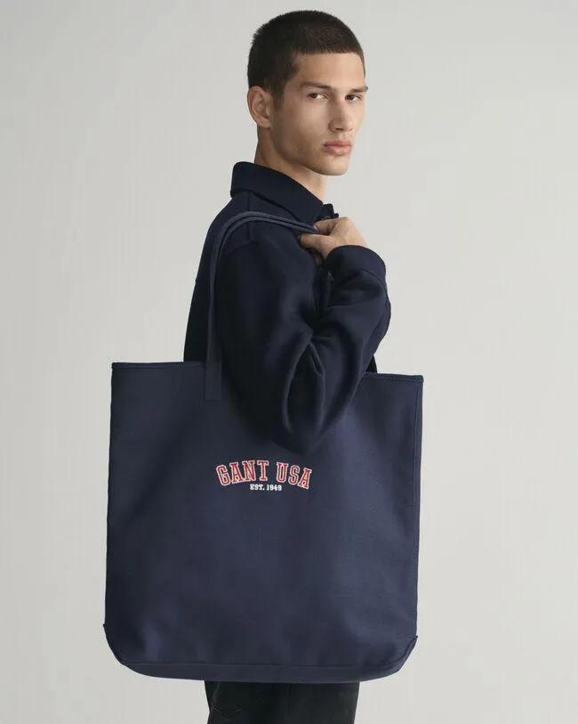 Kanvaskankainen GANT USA ‑ostoskassi