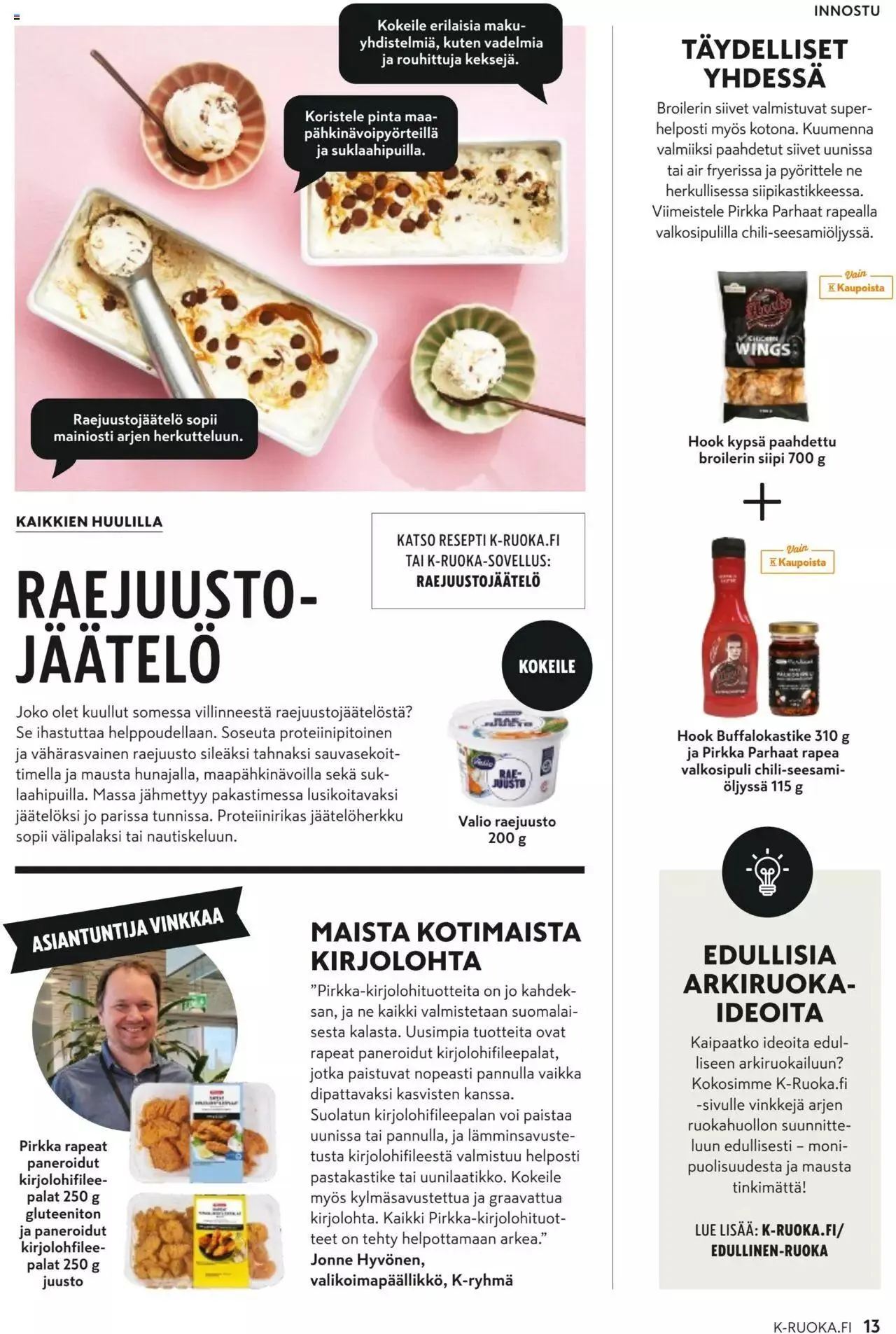 K-Market tarjoukset K-Ruoka 9/2023 voimassa alkaen 30. elokuuta - 3. lokakuuta 2023 - Tarjouslehti sivu 13