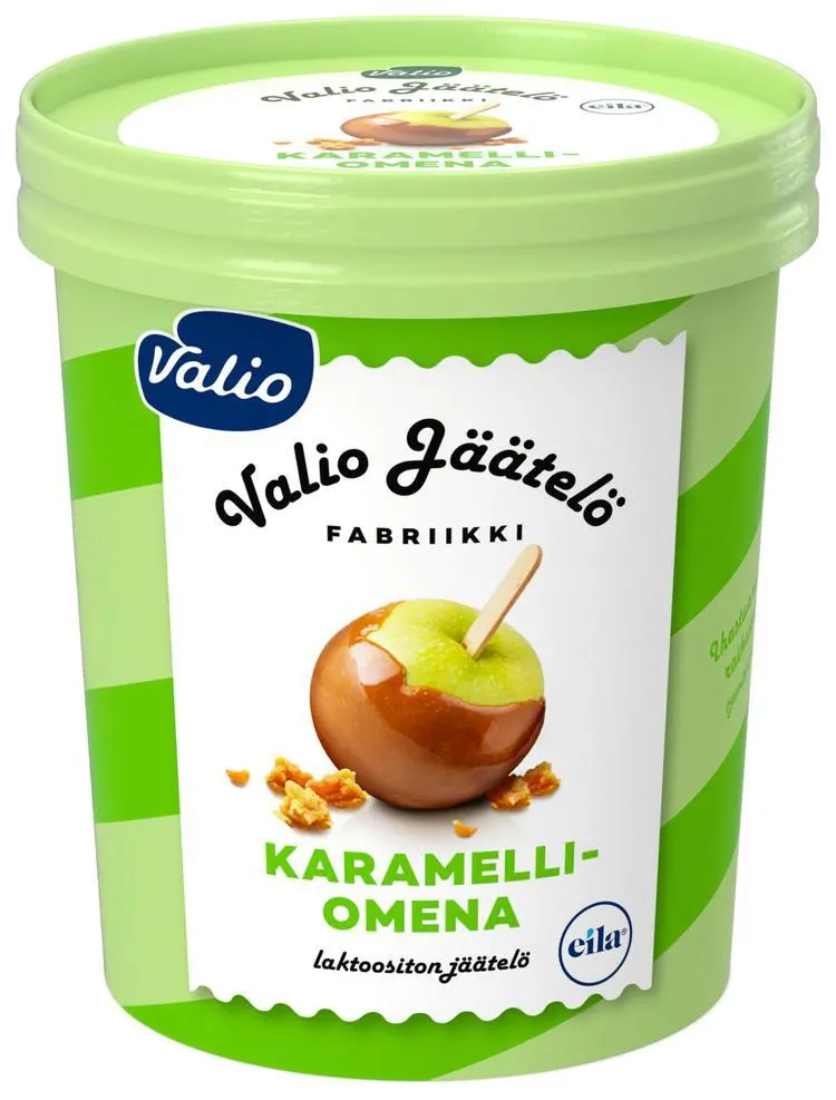 Valio jäätelö 480 ml karamelliomena laktoositon