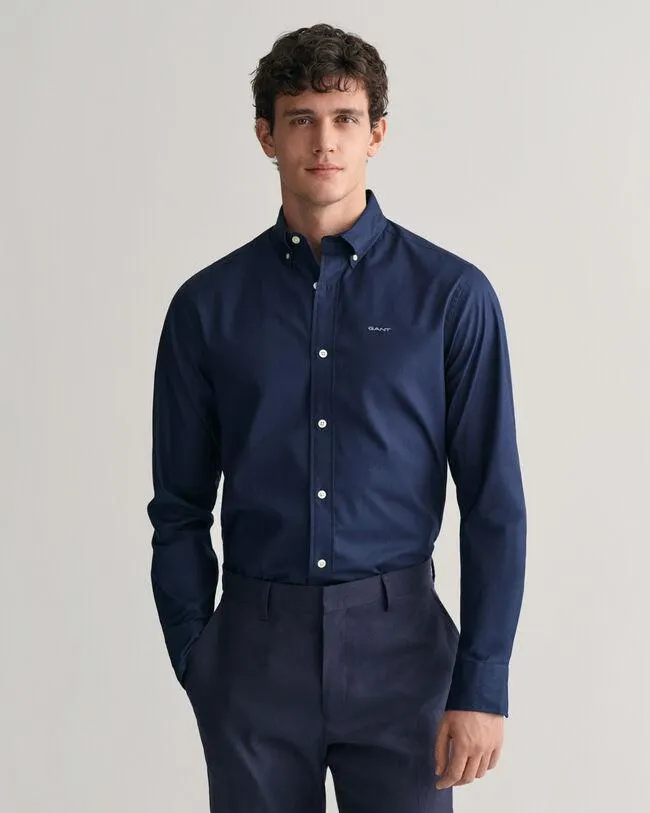 Regular fit ‑mitoitettu pinpoint oxford ‑paita