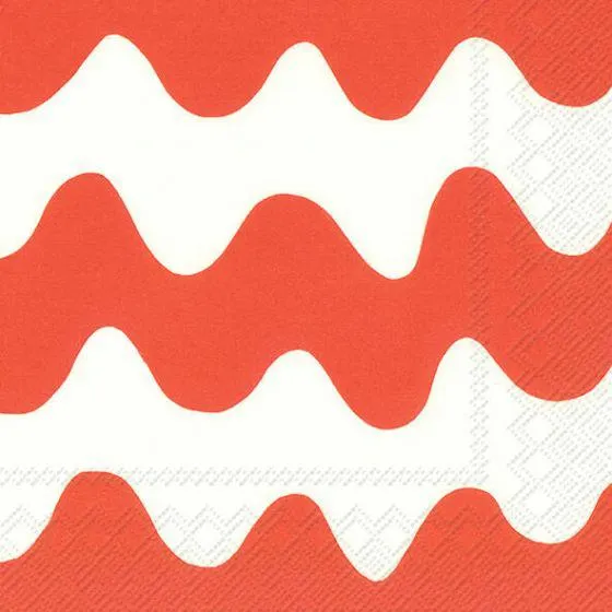 Marimekko lautasliina Lokki oranssi 33 cm