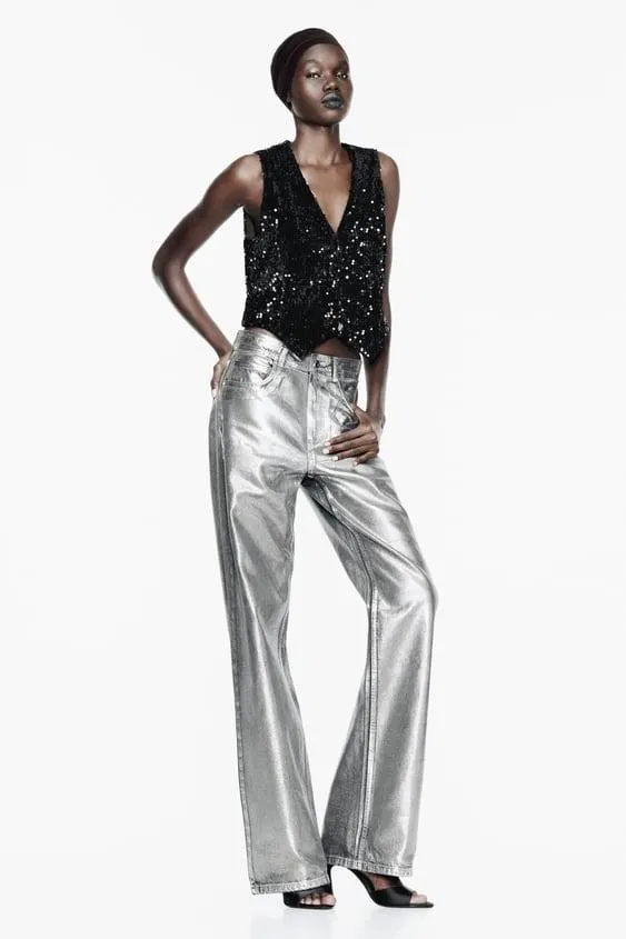 JEANS Z1975 RECTOS TIRO MEDIO FOIL