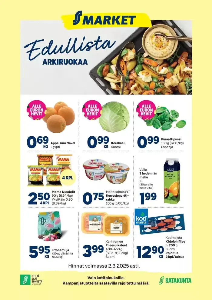 S-Market tarjoukset - 1